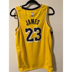Men's Los Angeles Lakers LeBron James Nike Gold 2020/21 Swingman Jersey